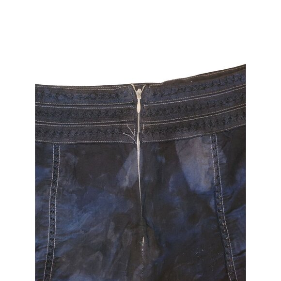 Tie Dye Skirt Embroidery Details Mini Short Festival Rave Party‎ - Picture 2 of 6